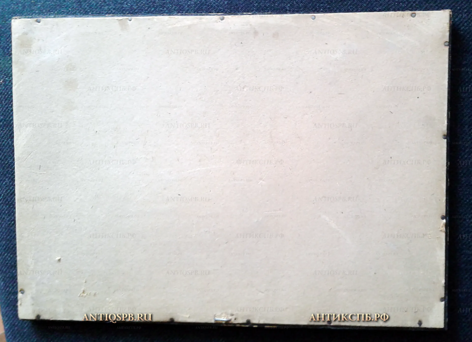Панно "Пастушок с собакой". Чугун, литье, фанера. Перв. пол. ХХ века. №21873
